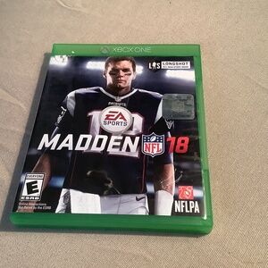 Madden 18 Xbox one game